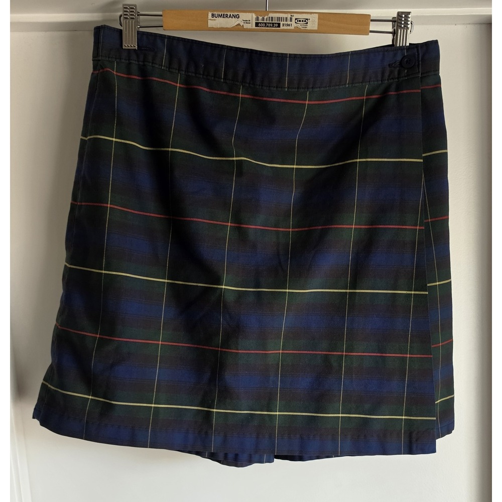 Becky Thatcher Girls Skort Size 16.5 Plaid School Preppy Skirt Shorts